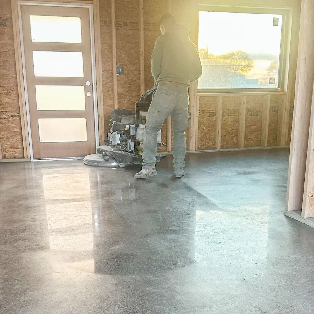 Polished Concrete Floors for RV Park